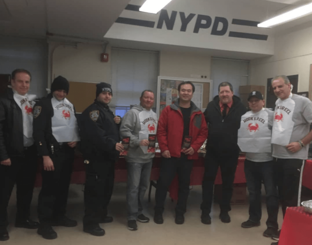 NYPD with Hook & Reel bibs