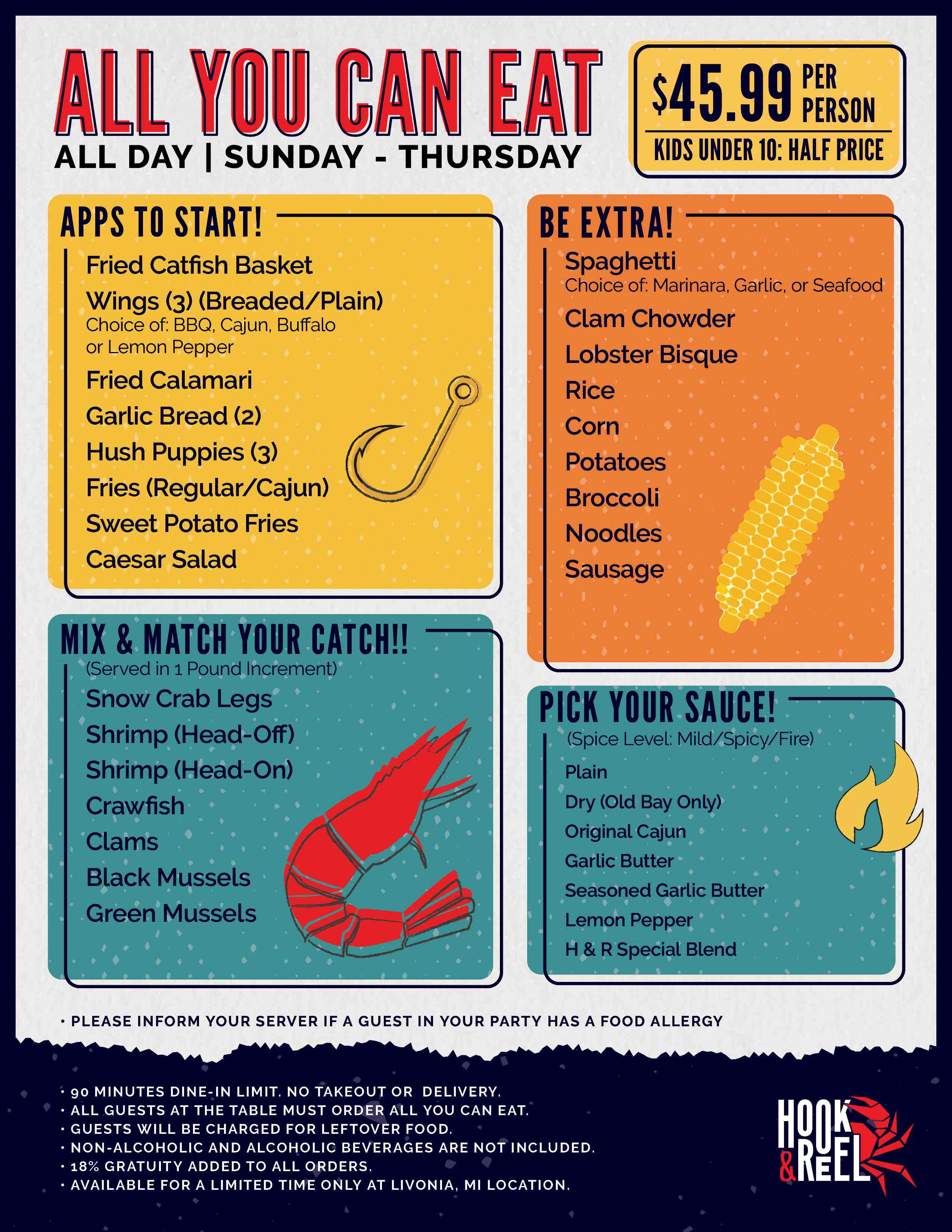 Livonia Schoolcraft Rd Hook & Reel