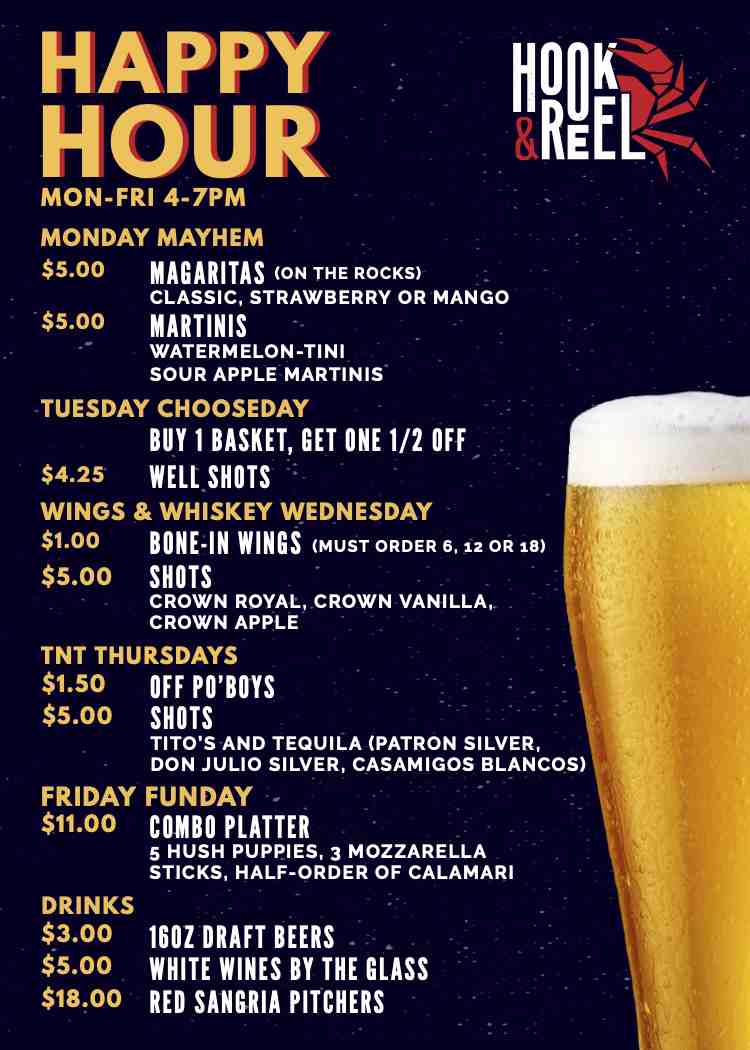 HAPPY HOUR MENU
