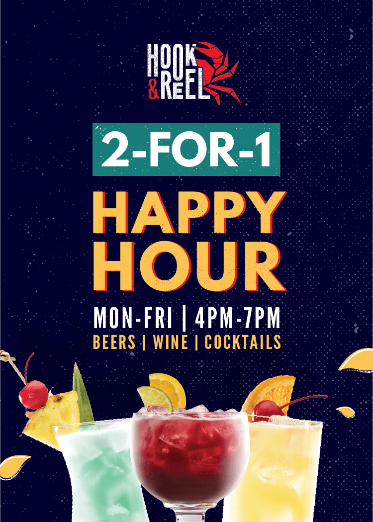 2for1 Happy Hour Table Tent 201