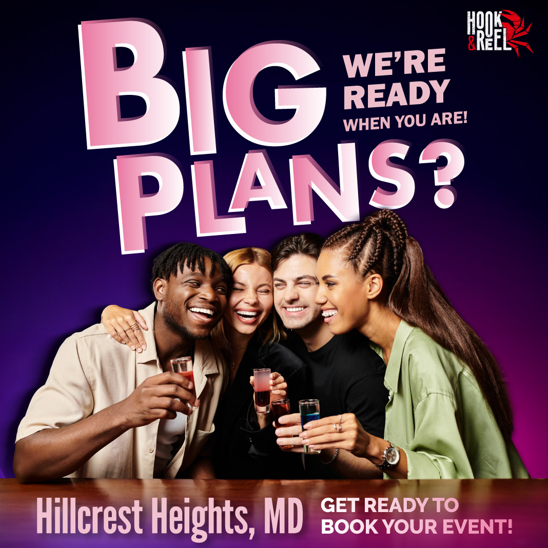 Big plans event booking flyer, Hillcrest Heights, MD