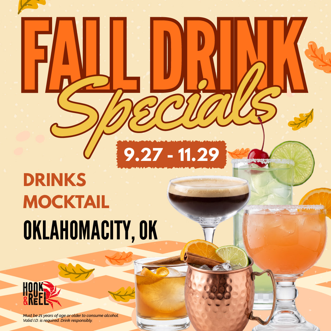 Fall Drink Specials flyer, Oklahoma City, OK