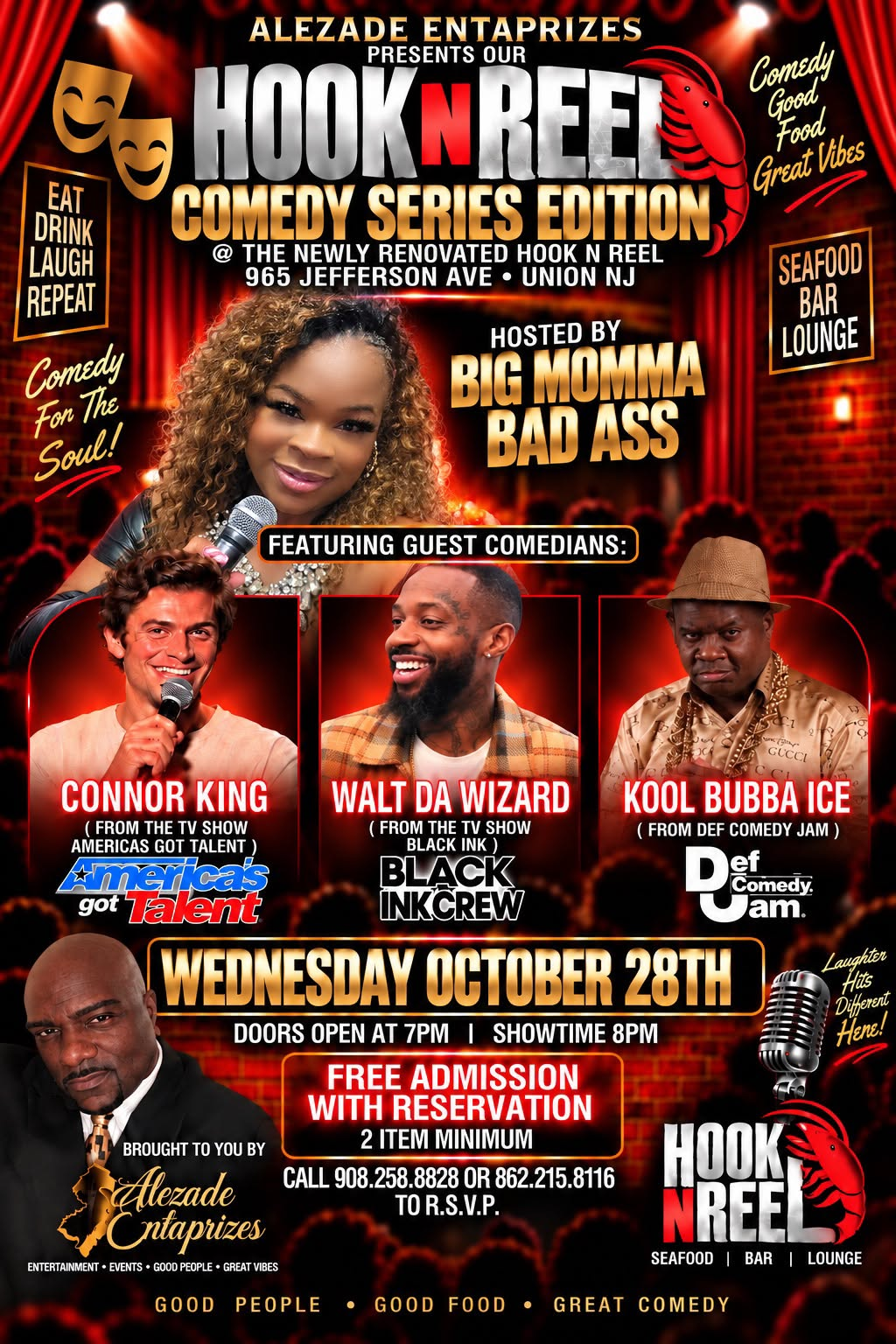 Comedy Series Edition HOOK&REEL Union, NJ